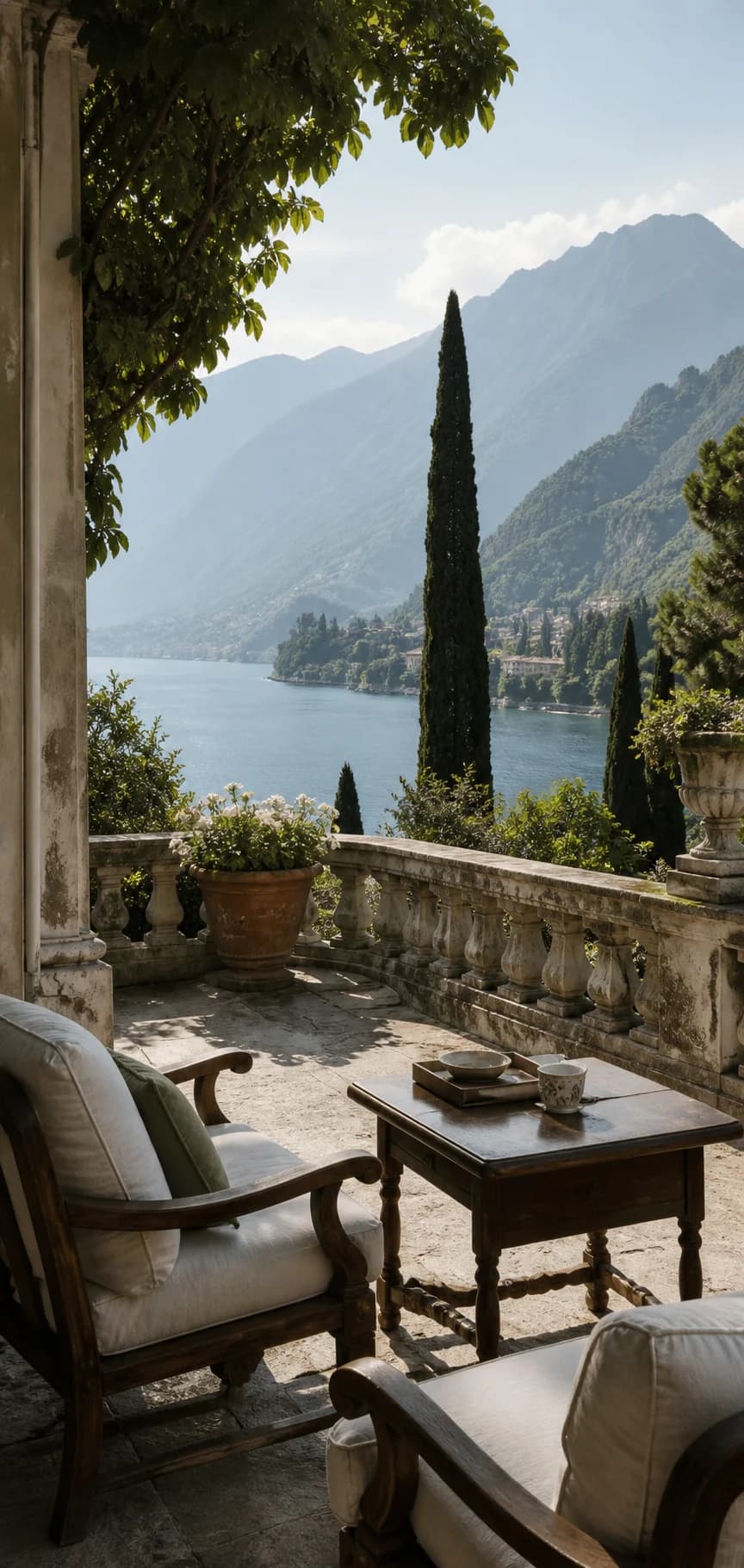 A historic villa overlooking Lake Como