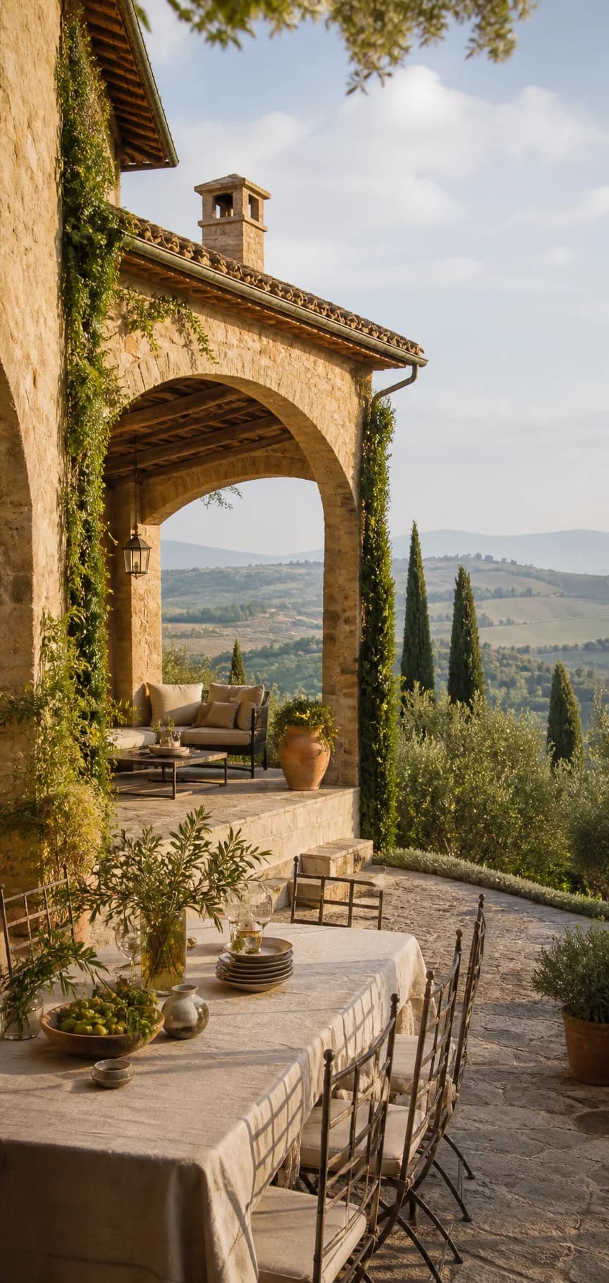 A restored prime country estate in Tuscany